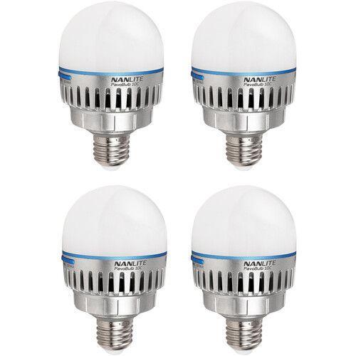 مجموعة إضاءة تصوير 4 قطع نان لايت NANLITE PavoBulb 10C RGBWW LED Bulb