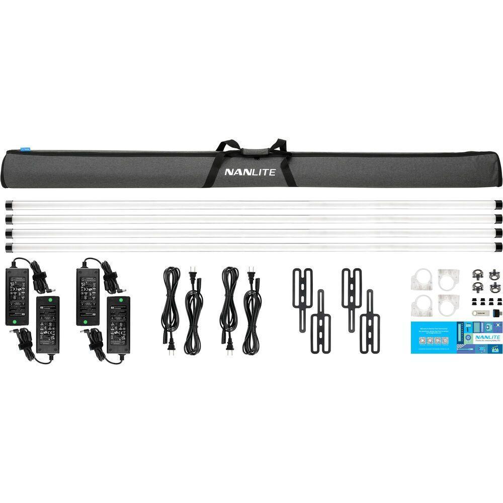 مصباح أنبوبي بكسل 60XR طقم 4 اضواء نانليت NANLITE PavoTube II 60XR 4KIT-S LED Tube Light