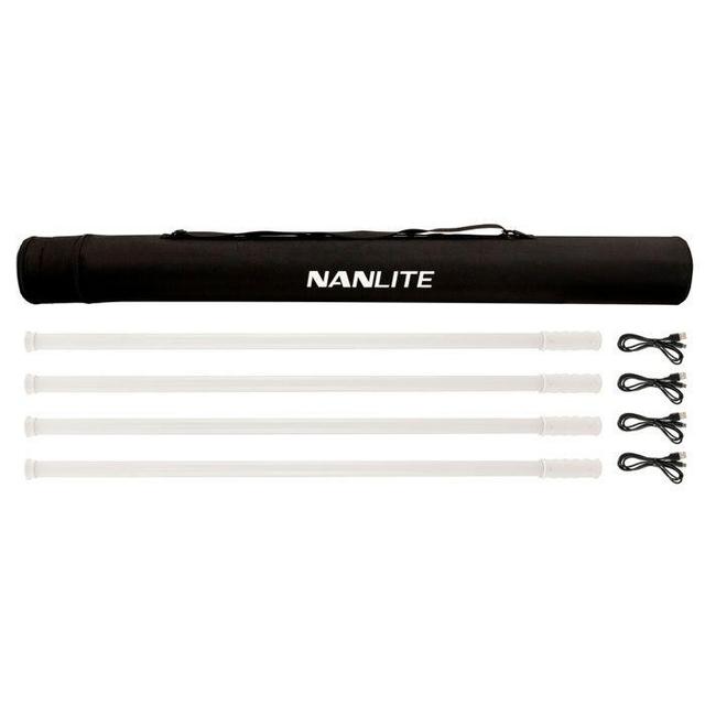 إضاءة استديو بافو تيوب 4 مصابيح نان لايت NANLITE PavoTube T8-7X 4Kit RGBWW LED Pixel Tube - SW1hZ2U6MTk0MDI0MQ==