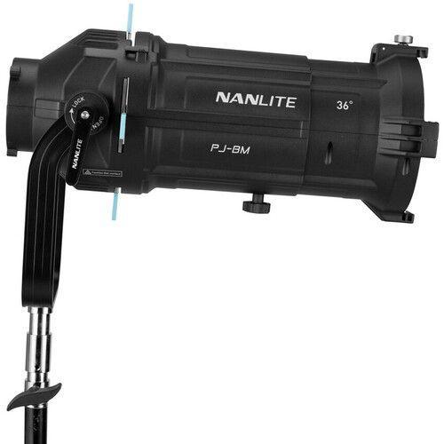 ملحق عرض لمصباح فوزرا 500 مع عدسة بزاوية 36 درجة نان لايت NANLITE Projection Attachment for Bowens Mount with 36 Lens