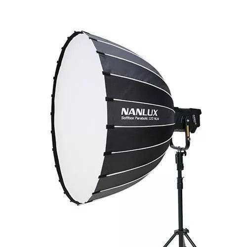 سوفت بوكس بارابوليك متوافق مع إضاءة Evoke 1200 وحامل NLM بمقاس 120 سم نان لوكس NANLUX Parabolic Softbox with NLM Mount for Evoke 1200