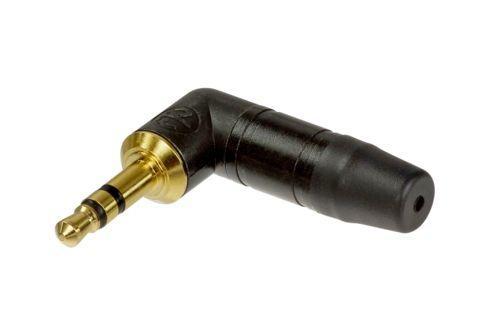 وصلة أواكس 3.5 مم ثلاثي الأقطاب غلاف أسود وموصلات ذهبية من نيوتريك NEUTRIK 3POLE PLUG black housing