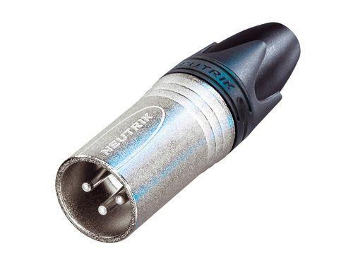 موصل ذكر 3 أقطاب نيوتريك NEUTRIK XLR CABLE CONNECTOR MALE 3POLE