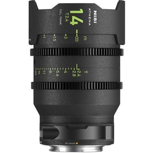 عدسة كميرا كانون RF 14 ملم وفتحة T2.4 من نيسي اثينا NISI Athena Cinema lens 14mm T2.4 (Canon RF-Mount)