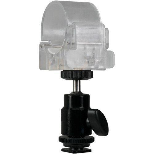 حامل تيوب لايت بافو تيوب نان لايت Nanlite Pavotube Transparent Clip and Mini Ball Head with Hot Shoe Adapter