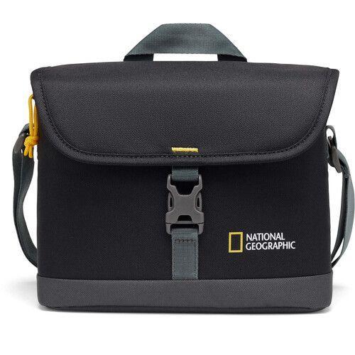 شنطة كاميرا للكتف مع حزام كتف قابل للتعديل مقاس وسط ناشيونال جيوغرافيك National Geographic Camera Shoulder Bag Medium