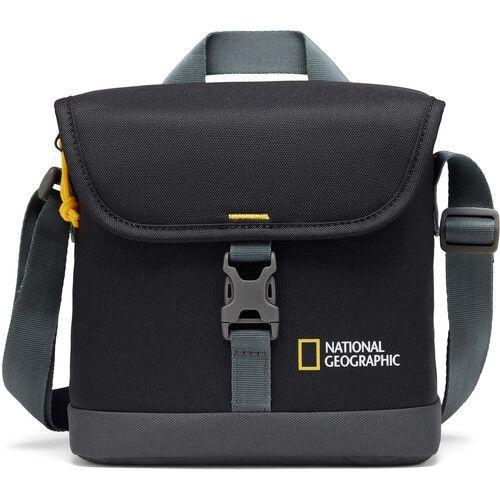 شنطة كاميرا للكتف مع حزام كتف قابل للتعديل مقاس صغير ناشيونال جيوغرافيك National Geographic Camera Shoulder Bag Small