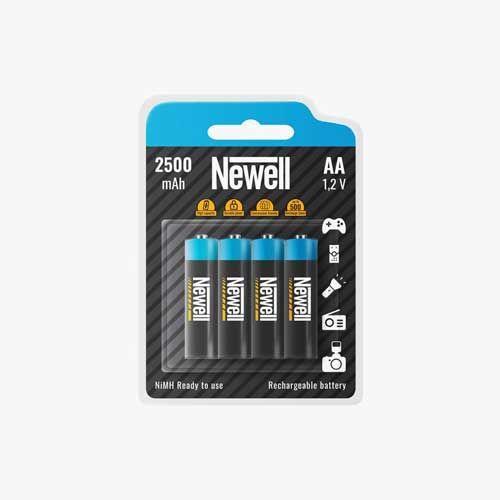 بطاريات aa 2500 ميلي أمبير من نيويل Newell Rechargeable AA 2500