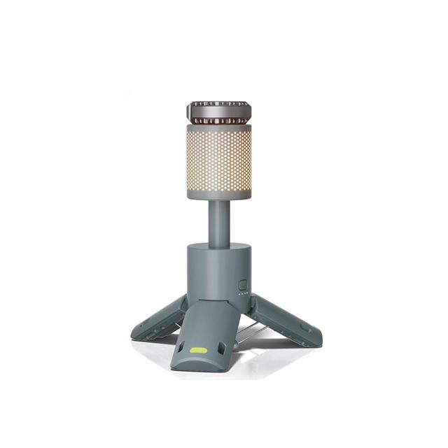 كشاف ليد خارجي وباور بنك مدمج 10000 مللي أمبير Portable Telescopic Tripod Camping Light