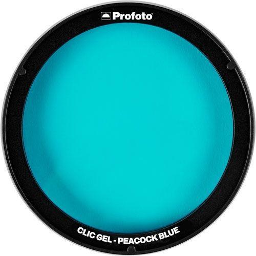 فلتر اضاءة تصوير لون تركوازي غامق من بروفوتو Profoto Clic Gel Peacock Blue - SW1hZ2U6MTk1MTkwMg==