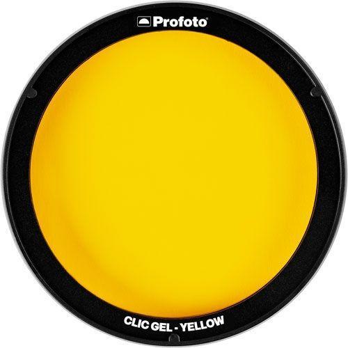 فلتر اضاءة تصوير لون اصفر من بروفوتو Profoto Clic Gel Yellow