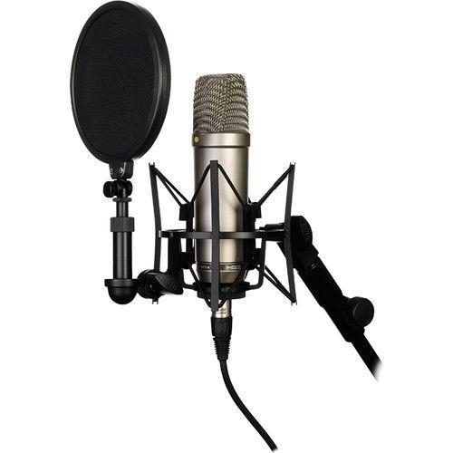 مايك رود استوديو احترافي مع فلتر بوب Rode Large-diaphragm Cardioid Condenser Microphone
