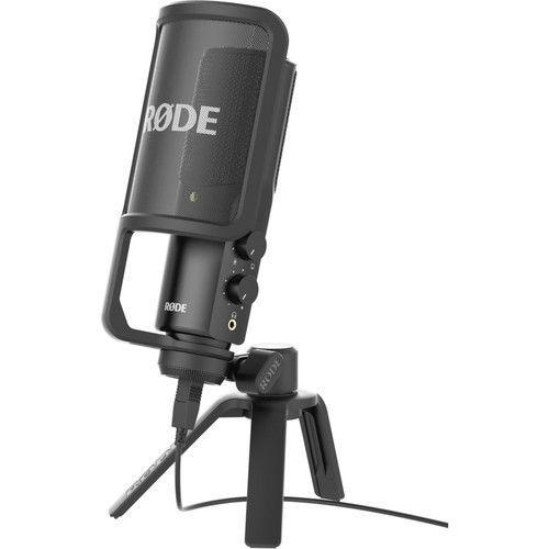 مايك رود NT-USB يدعم الإخراج عبر اليو اس بي مع فلتر بوب  Rode NT-USB Microphone