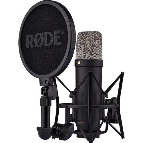 مايك رود NT1 احترافي الجيل الخامس لون أسود مع فلتر بوب Rode NT1 5th Generation Studio Condenser Microphone