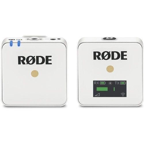 مايك رود لاسلكي وايرليس جو الجيل الأول لشخص واحد مع مسجل صوت أبيض Rode Wireless GO Compact Digital Wireless Microphone System