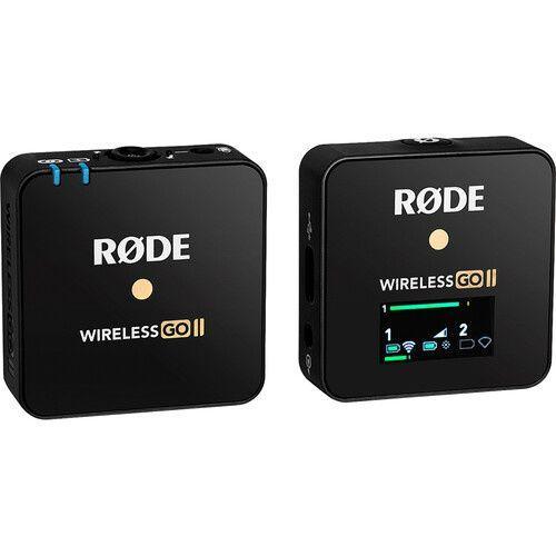 Rode WirelessGOII Single Compact Digital Wireless Microphone System/Recorder (2.4 GHz, Black)