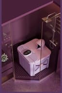 حوض استحمام قابل للطي حمام بخار أوتوماتيكي Volcano Bath Tub Automatic Heating Steam Bath