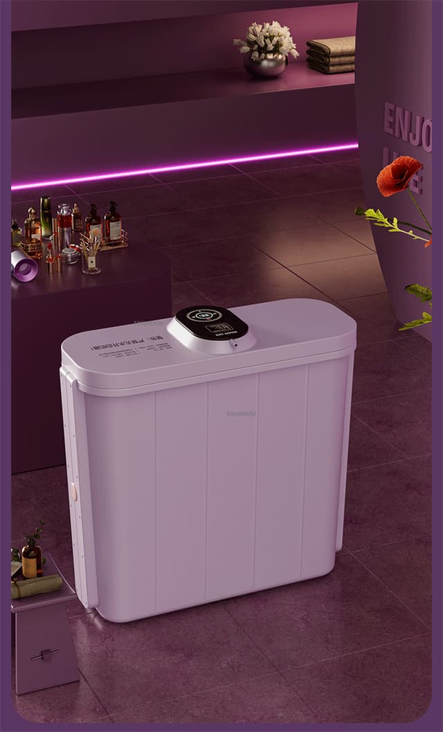 حوض استحمام قابل للطي حمام بخار أوتوماتيكي Volcano Bath Tub Automatic Heating Steam Bath