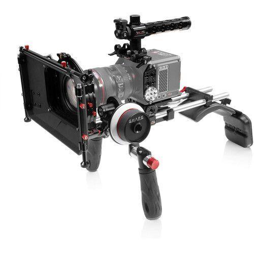 قفص كاميرا متوافق مع كاميرا RED KOMODO مع مقبض علوي ولوحة ظهر شيب  SHAPE Shoulder Mount System with Matte Box & Follow Focus Kit for RED KOMODO