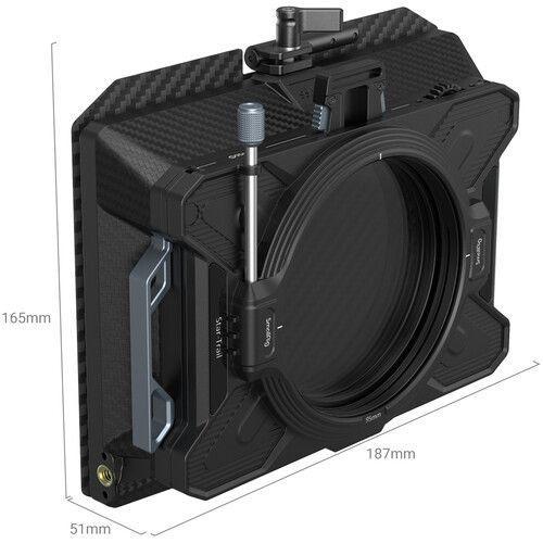 صندوق حماية من الشمس للعدسة مع نظام فلتر VND سمول رينج SMALLRIG MULTIFUNCTIONAL MODULAR MATTE BOX 95M VND KIT 3645 - SW1hZ2U6MTk0MDM1Mw==