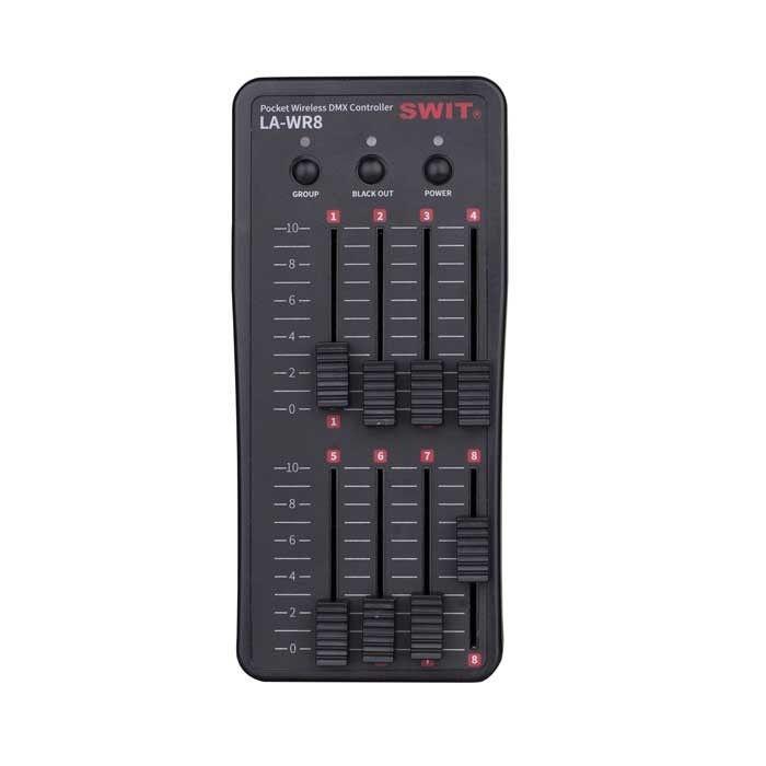 ريموت كونترول لإضاءة الاستوديو 8 قنوات سويت SWIT 8 Channel Pocket Wireless DMX Controller