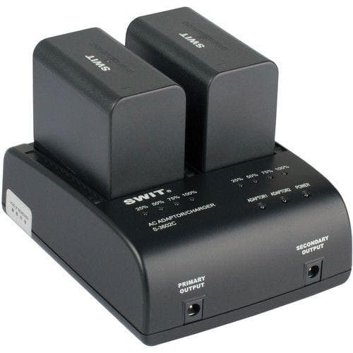 شاحن بطاريات كاميرا سويت SWIT S-3602C 2-ch Canon BP Charger and Adaptor