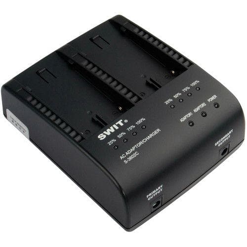 شاحن بطاريات كاميرا سويت SWIT S-3602C 2-ch Canon BP Charger and Adaptor