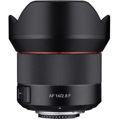 عدسة كاميرا 14 مم وفتحة العدسة f / 2.8  سام يانج Samyang AF 14mm f/2.8 Lens