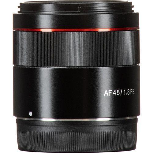 عدسة كاميرا 45 مم وفتحة العدسة القصوى f / 1.8 سام يانج Samyang AF FE Lens for Sony