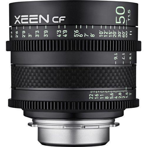 عدسة كاميرا 50 مم متوافقة مع حامل EF سام يانج Samyang XEEN CF 50mm T1.5 Pro Cine Lens