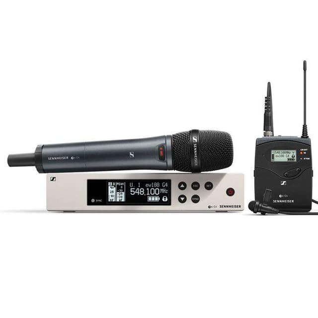 مايك لاسلكي محمول باليد بمدى ارسال 100 متر سنهايزر Sennheiser LAVALIER/VOCAL SET,B