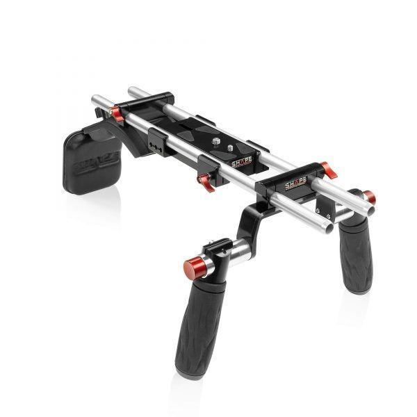 حامل كتف للكاميرا متوافق مع كاميرا سوني FX9 مع قضبان 15 مم شيب  Shape Shoulder Mount for Sony FX9