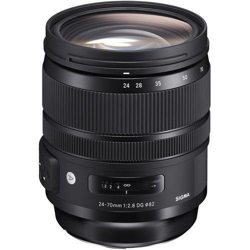 عدسة كاميرا 24 _ 70 ملم  متوافقة مع Canon EF صناعة اليابان سيجما Sigma 24-70mm f/2.8 DG OS HSM Art Lens for Canon EF