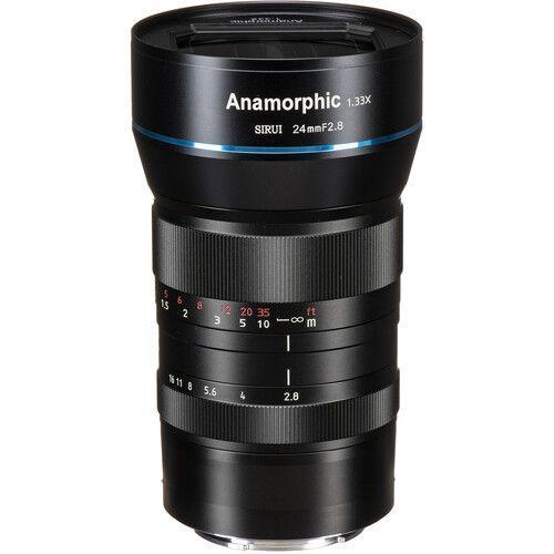 عدسة كاميرا 24 مم متوافقة مع كاميرات MFT/APS-C المزودة بحامل  Sony E سيروي Sirui 24mm f/2.8 Anamorphic 1.33x Lens E Mountعدسة كاميرا 24 مم متوافقة مع كاميرات MFT/APS-C المزودة بحامل  Sony E سيروي Sirui 24mm f/2.8 Anamorphic 1.33x Lens E Mount