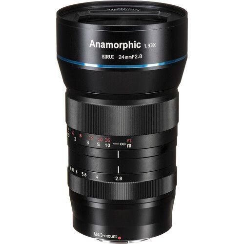 عدسة كاميرا 24 مم متوافقة مع MFT/APS-C سيروي Sirui 24mm f/2.8 Anamorphic 1.33x Lens MFT