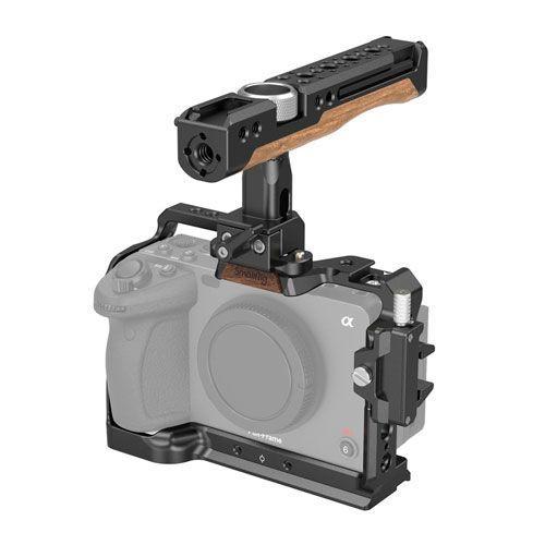 قفص كاميرا متوافق مع كاميرا سوني FX3 مع حامل ملحقات تصوير سمول رينج SmallRig Handheld Kit for SONY FX3 Camera