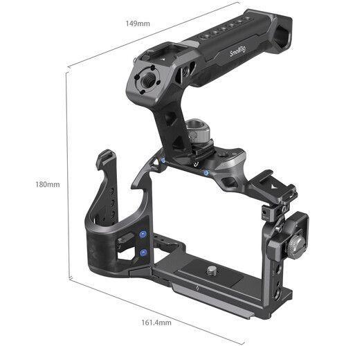 قفص كاميرا متوافق مع كاميرا سوني ألفا  7R V/ 7 IV / 7S III مع مقبض علوي سمول رينج SmallRig Rhinoceros Basic Cage Kit for Sony Alpha 7R V / Alpha 7 IV / Alpha 7S III - SW1hZ2U6MTk0NDE3NA==