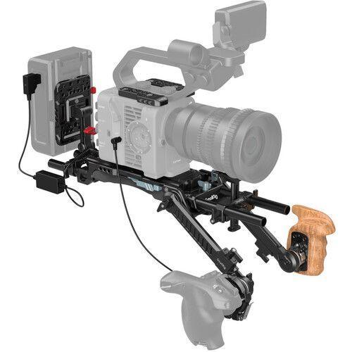 حامل كتف للكاميرا متوافق مع كاميرا سوني FX6 مع مقبض يد ولوحة كتف سمول رينج SmallRig Sony FX6 Shoulder Kit
