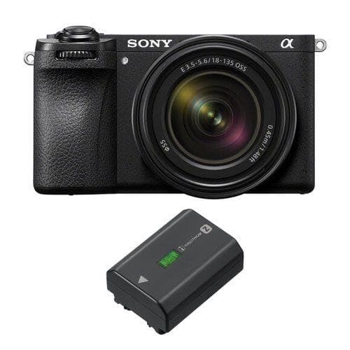 كاميرا تصوير سوني a6700 بدقة 26 ميجا بكسل مع عدسة 18-135 ملم سوني Sony a6700 Mirrorless Camera with Lens