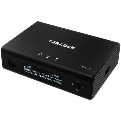 جهاز تشفير بث الفيديو معفتحة بطاقة SD/SDXC تراديك Teradek Vidiu X HD Streaming Encoder