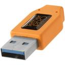Tether Pro USB 3.0 male to Micro-B, 15', Hi-Visibility Orange - SW1hZ2U6MTk1MTIzMQ==