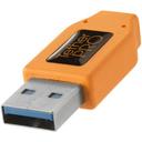 Tether Tools TetherPro USB Type-C Male to USB 3.0 Type-A Male Cable (15', Orange) - SW1hZ2U6MTk1MDk5NA==