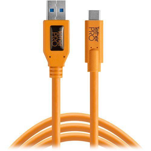 سلك تايب سي للكاميرا  15 بوصة بسرعة 5 جيجا بايت تيثر تولز Tether Tools TetherPro USB Type-C Male to USB 3.0 Type-A Male Cable