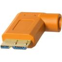 Tether Tools USB 3.0 Type-A Male to Micro-USB Right-Angle Male Cable (15', Orange) - SW1hZ2U6MTk1MDk5OQ==