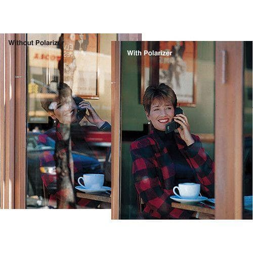 فلتر المستقطب الخطي لعدسة الكاميرا بمقاس 4 * 5.65 بوصة تيفين Tiffen 4 x 5.65" Linear Polarizer Filter