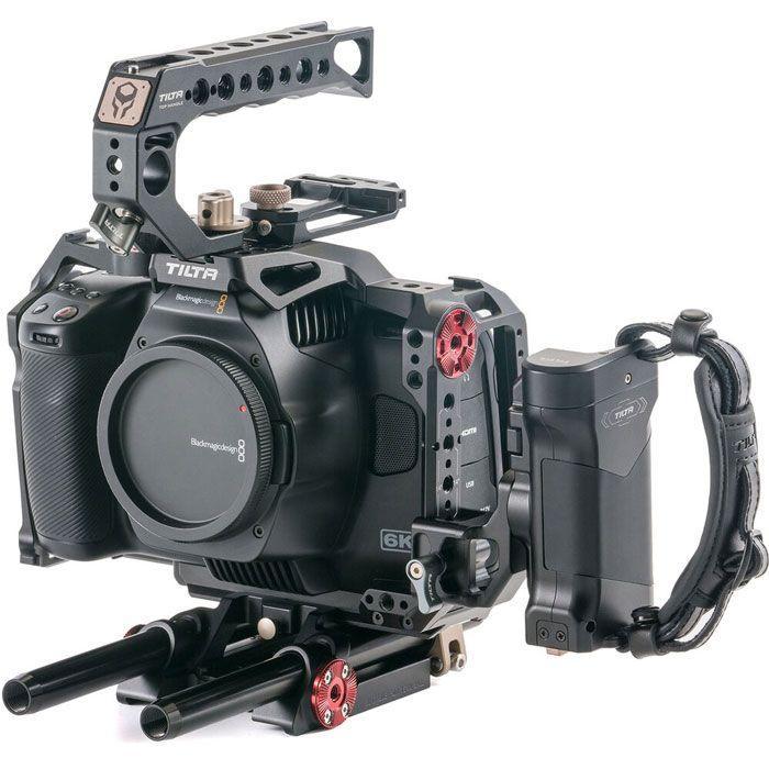 قفص كامير لكاميرا بلاك ماجيك Design Pocket Cinema Camera 6K Pro أسود تيلتا Tilta Advanced Kit for Blackmagic Design Pocket Cinema Camera 6K Pro