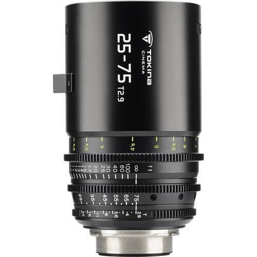 عدسة كاميرا تكبير وتصغير 25-75 ملم T2.9 توكينا Tokina 25-75mm T2.9 Cinema Zoom Lens PL Mount