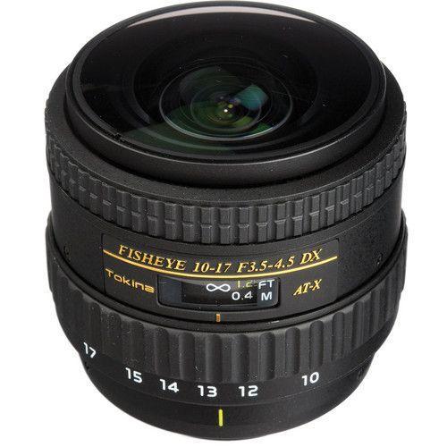 كام لينز تكبير وتصغير 10-17 ملم f/3.5-4.5 لكاميرا نايكون توكينا Tokina AT-X 107 AF DX 10-17mm f/3.5-4.5 Fisheye Zoom for Nikon - SW1hZ2U6MTkzNzg4MQ==