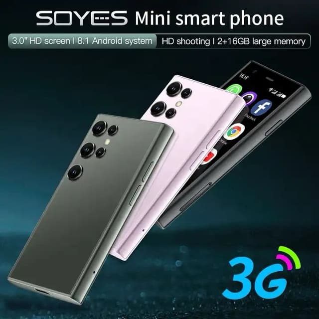 Soyes S23 Pro Smartphone 2GB+16GB Android 3G Wifi GPS Google Play Super Mini Pocket Cell Phone