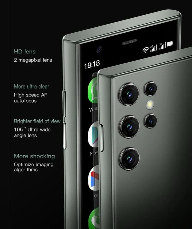 Soyes S23 Pro Smartphone 2GB+16GB Android 3G Wifi GPS Google Play Super Mini Pocket Cell Phone